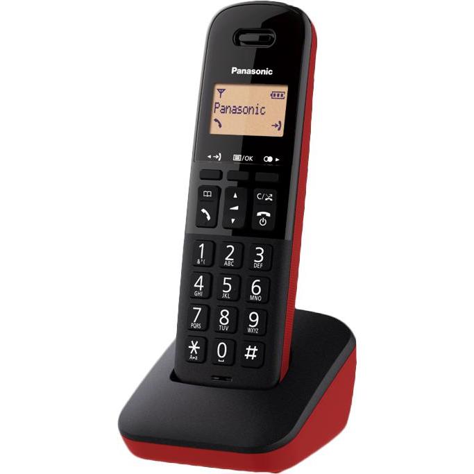 Panasonic KX-TGB610JTR, Telefon, Rot, Schwarz