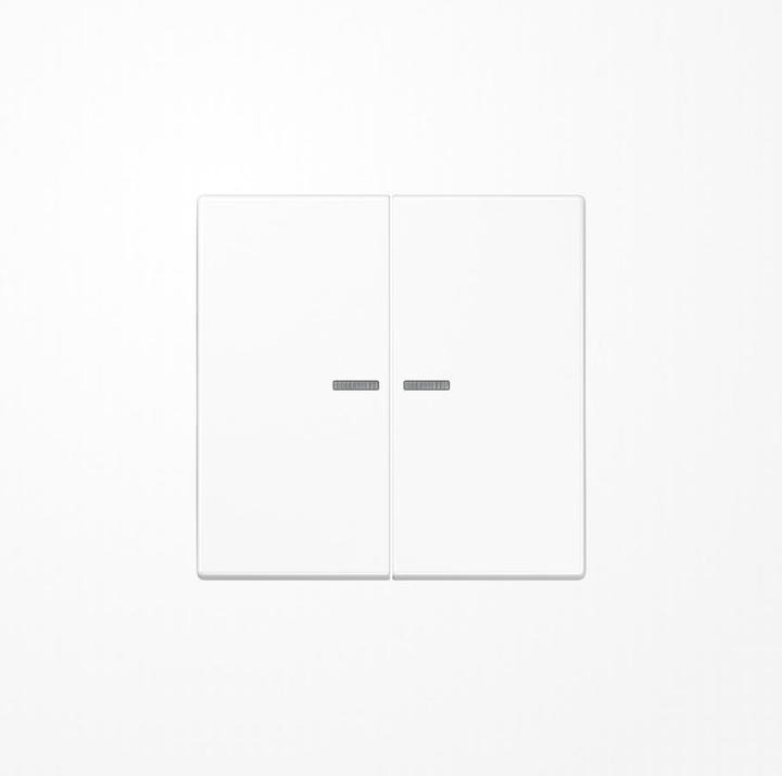 Actual product image JUNG HOME Push-button 2gang BTLS17102WW