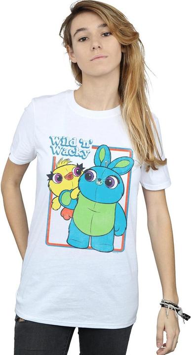 Immagine prodotto Disney Toy Story 4 Duck And Bunny Wild And Wacky Maglietta Ampia Donna (4XL)