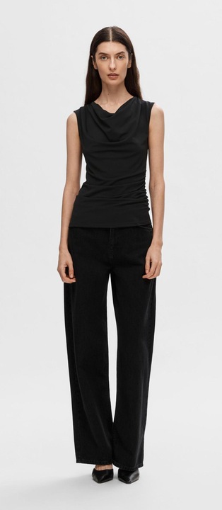 Image du produit Selected Femme Haut froncé sans manches (L)