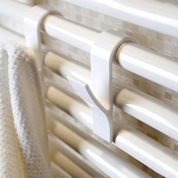 Actual product image König Design Towel hook bathroom no drilling plastic towel rail for radiators
