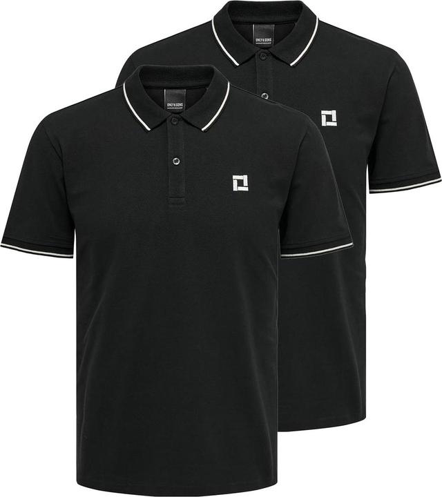 Produktbild Only & Sons 2er Pack Onsefletcher Poloshirt (M)