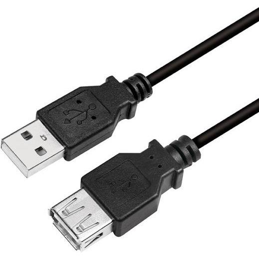 LogiLink CU0011B (3 m, USB 2.0), USB Kabel