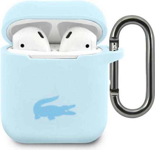 Lacoste LCA2SLB AirPods cover niebieski/ blue Silicone