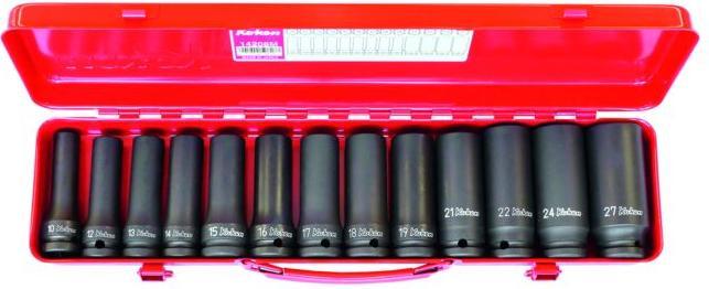 Produktbild Koken KO-KEN IMPACT-Satz 13-teilig, 6-kant, 1/2 Zoll lang (16 mm, 22 mm, 15 mm, 13 mm, 19 mm, 12 mm, 18 mm, 21 mm, 17 mm, 14 mm, 27 mm, 24 mm, 10  mm)