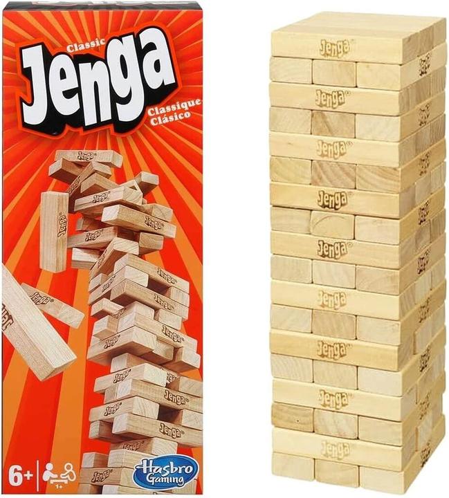Actual product image Hasbro Gaming Jenga Classic (German, French, Italian)