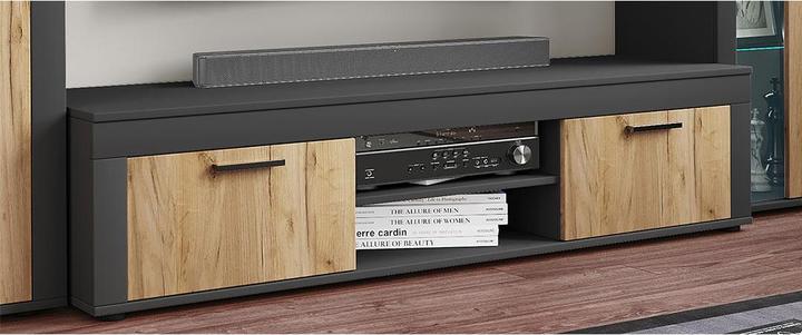Image du produit VCM Bois TV Lowboard Meuble TV Usilo XL (160 x 45 x 37 cm)
