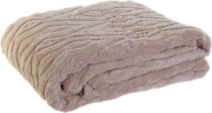 DKD Home Decor Decke Rosa Rhombusse 150 x 200 x 1 cm
