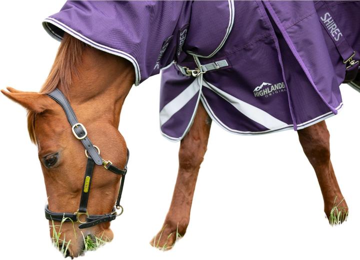 Produktbild Shires Highlander Original Pferdedecke mit Nackenschutz (198 cm)