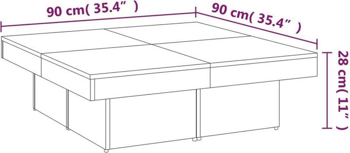 Produktbild vidaXL Couchtisch