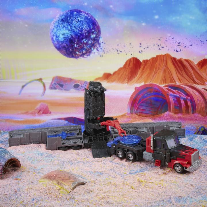 Actual product image Transformers Toy Generations Legacy Series Leader-Class G2 Universe Laser Optimus Prime Ac...