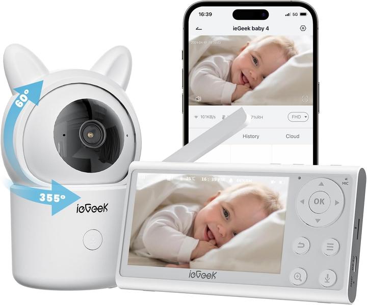 IeGeek Babyphone (Babyphone mit Kamera, 300 m)