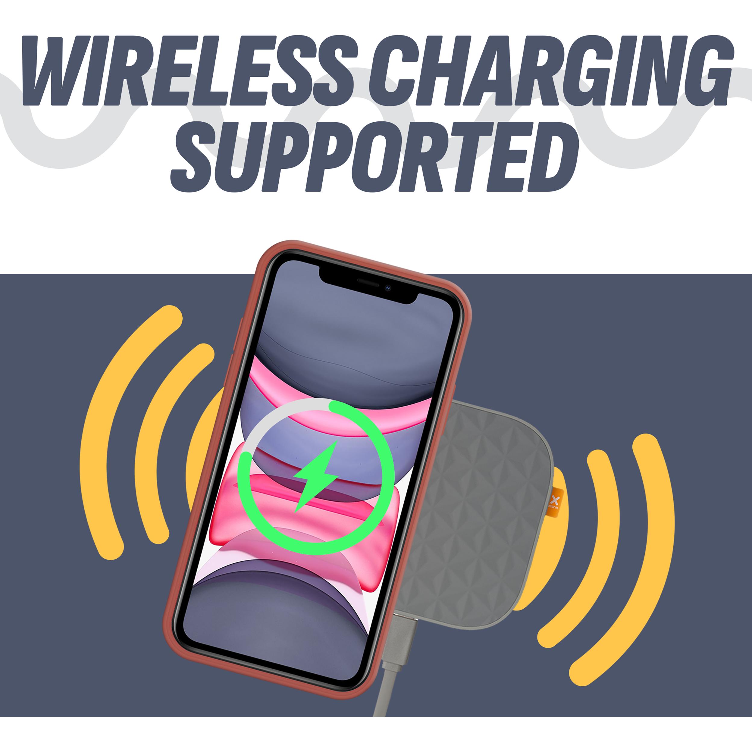 Thumbnail - Cazy Silikon Hülle Kompatibel mit iPhone 11 - Soft TPU Schutz - (Apple iPhone 11), Smartphone Hülle, Rot