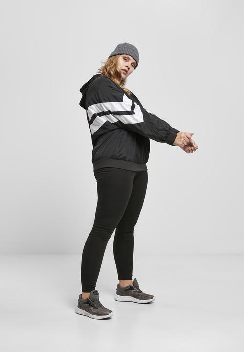 Produktbild Urban Classics Ladies Mix Crinkle Nylon Sweat Hoody (XL)