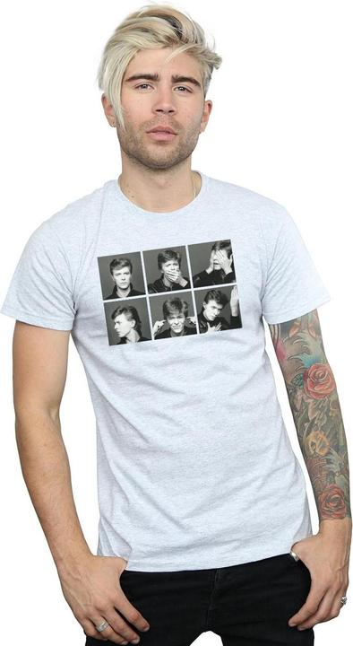 Immagine prodotto David Bowie Photo Collage Maglietta Uomo (4XL)