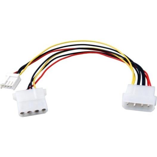 EFB Elektronik FDD Y-Stromversorgungskabel,0,2m, 5,25 auf 3,5+5,25, Interne Kabel (PC)