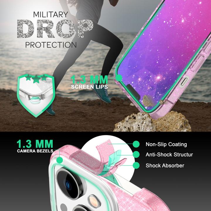 Produktbild Nalia Glitzer Hülle (Apple iPhone 14)