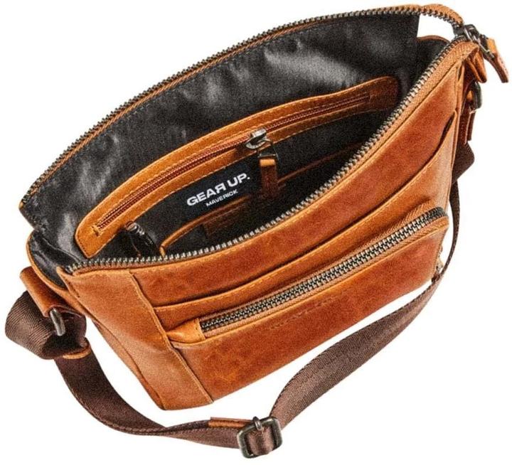 Produktbild Maverick Schultertasche Original Small 21 x 25 x 5.5 cm, Cognac