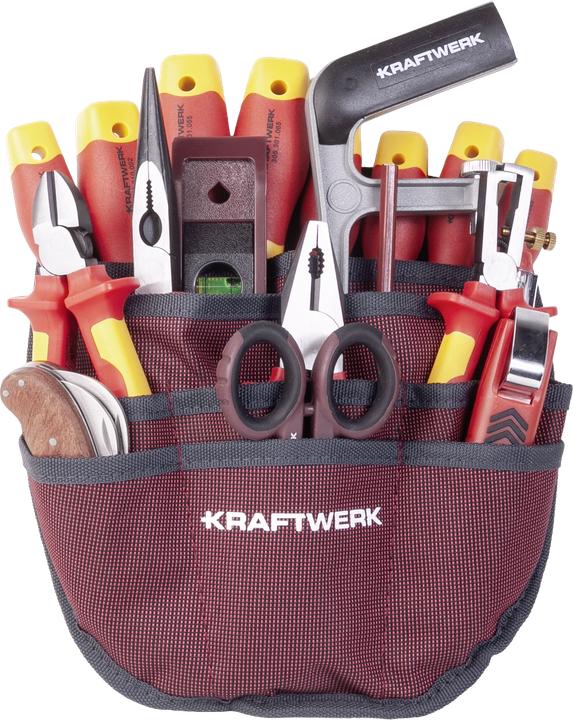 Actual product image Kraftwerk Electrician's tool kit (20 pieces)
