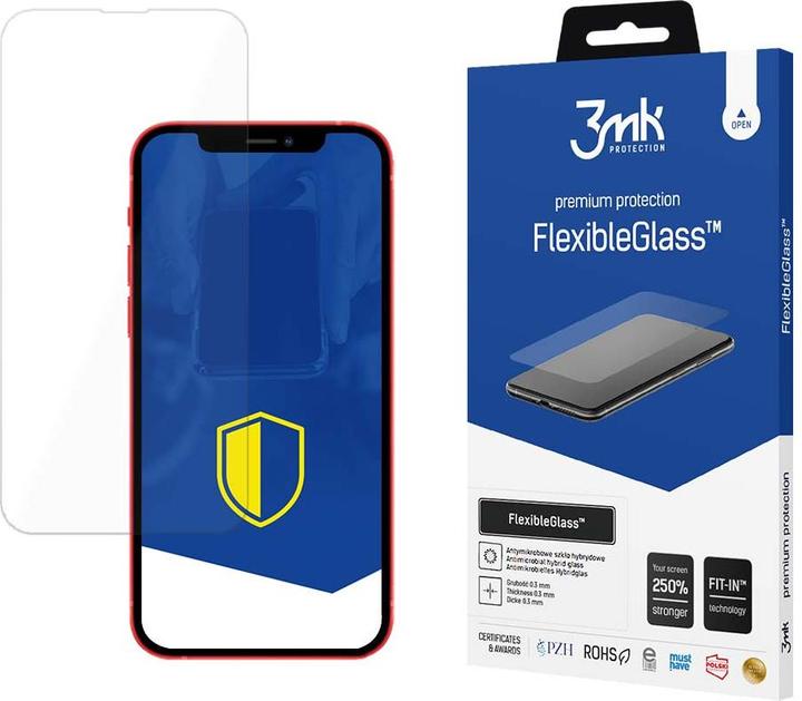 3MK FlexibleGlass Bildschirmschutz, Display Folie (1 Stück, Apple iPhone 13)