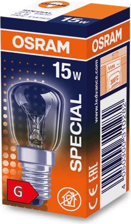 Produktbild Osram Ofenlampe Special (E14, 15 W, 85 lm, 1 x, G)