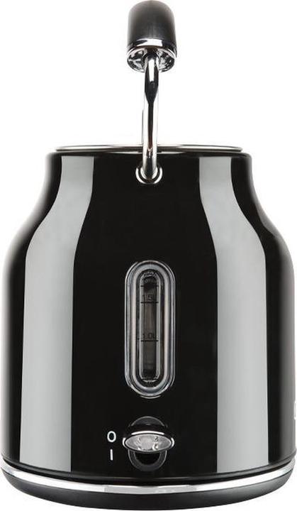 Actual product image Bourgini Retro Waterkoker Deluxe - Zwart - Nostalgic Design - 1.7L (1.70 l)