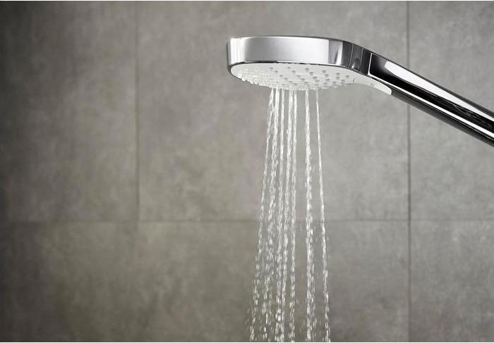 Productafbeelding hansgrohe HG handdouche Croma Select E Vario DN 15 EcoSm uitvoering 9 l/min wit/chroom (3 Typen balken, 9 l/min)
