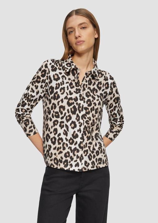 Produktbild S.Oliver T-Shirt Hemdbluse aus Jersey (40)
