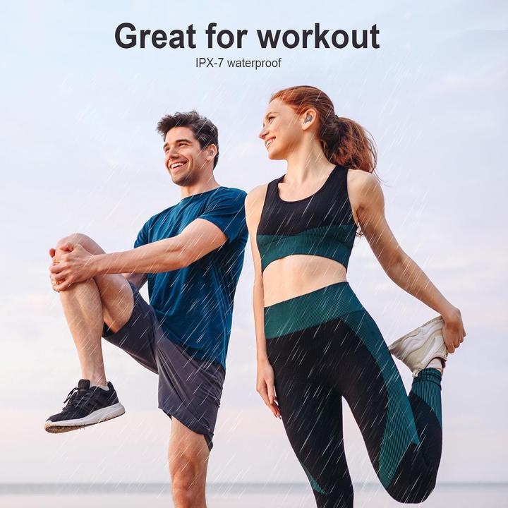 Image du produit Eleror Kabellose Mini-Ohrhörer T1 mit Rauschunterdrückung (ANC, 32 h, Sans fil)