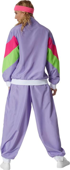 Produktbild tectake Damenkostüm Retro 80er 90er Jahre Jogginganzug (L)