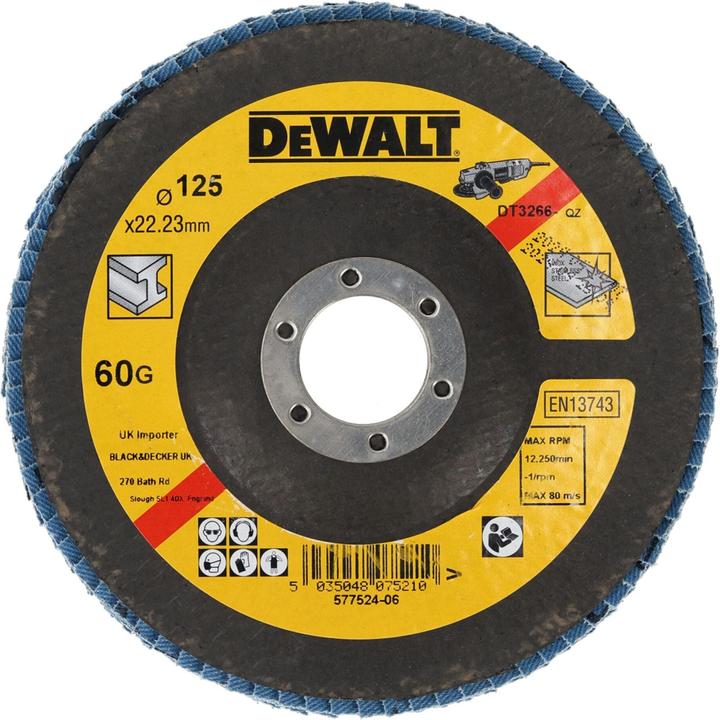 DeWalt Faecherschleifsch 125mm K60 gekroepft (60)
