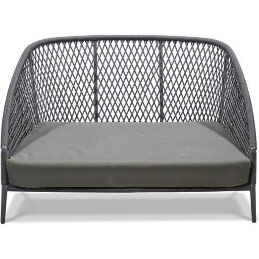 Thumbnail - Musterring, Gartenlounge, Ibiza Sonnenbett schwarz/grau Aluminium 149x156x86 cm
