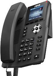 Productafbeelding Fanvil X3S - IP telefoon - Zwart - Bedrade handset - Desktop/wand - In band -