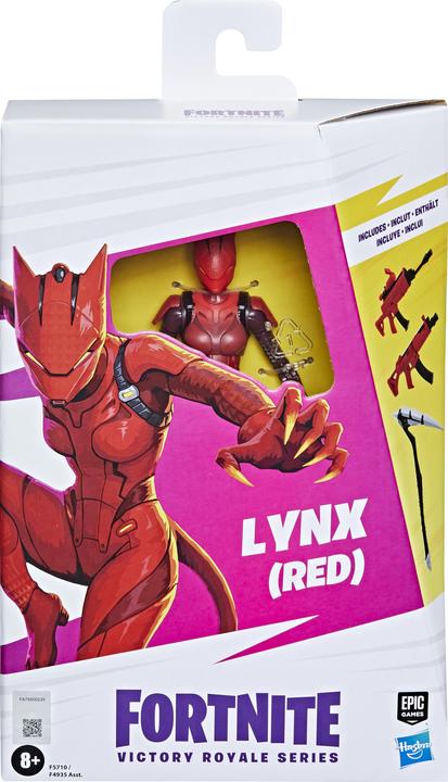 Image du produit Fortnite Hasbro Victory Royale Series Lynx (Red) Figurine de 15 cm à collectionner avec accessoires