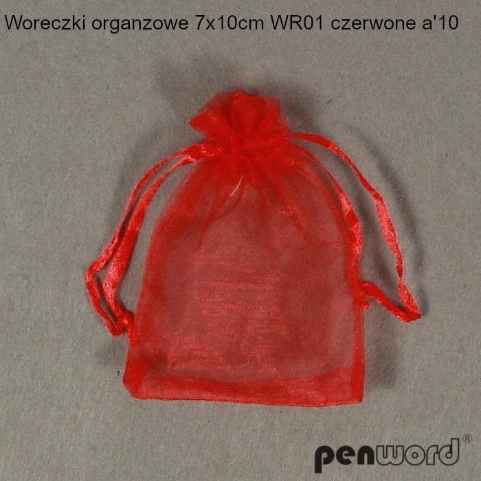 Penword, Confezione regalo, Rote Organzasäckchen 7x10cm 10 Stk (10x)