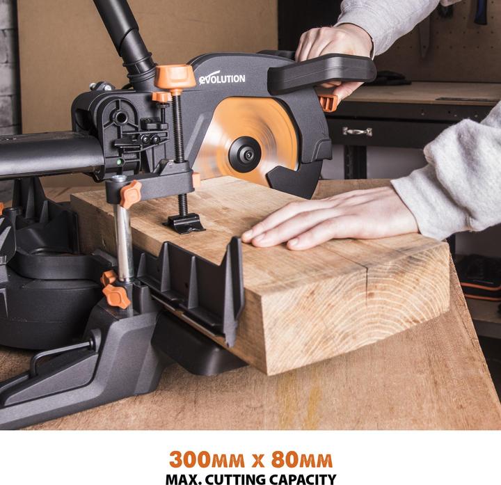 Produktbild Evolution R255SMS+ Multi-Material-Radial-Gehrungssäge 255 mm mit Plus-Paket, 230 V