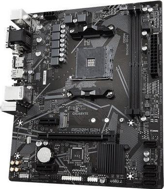 Image du produit Gigabyte A520M S2H (AM4, AMD A520, mATX)