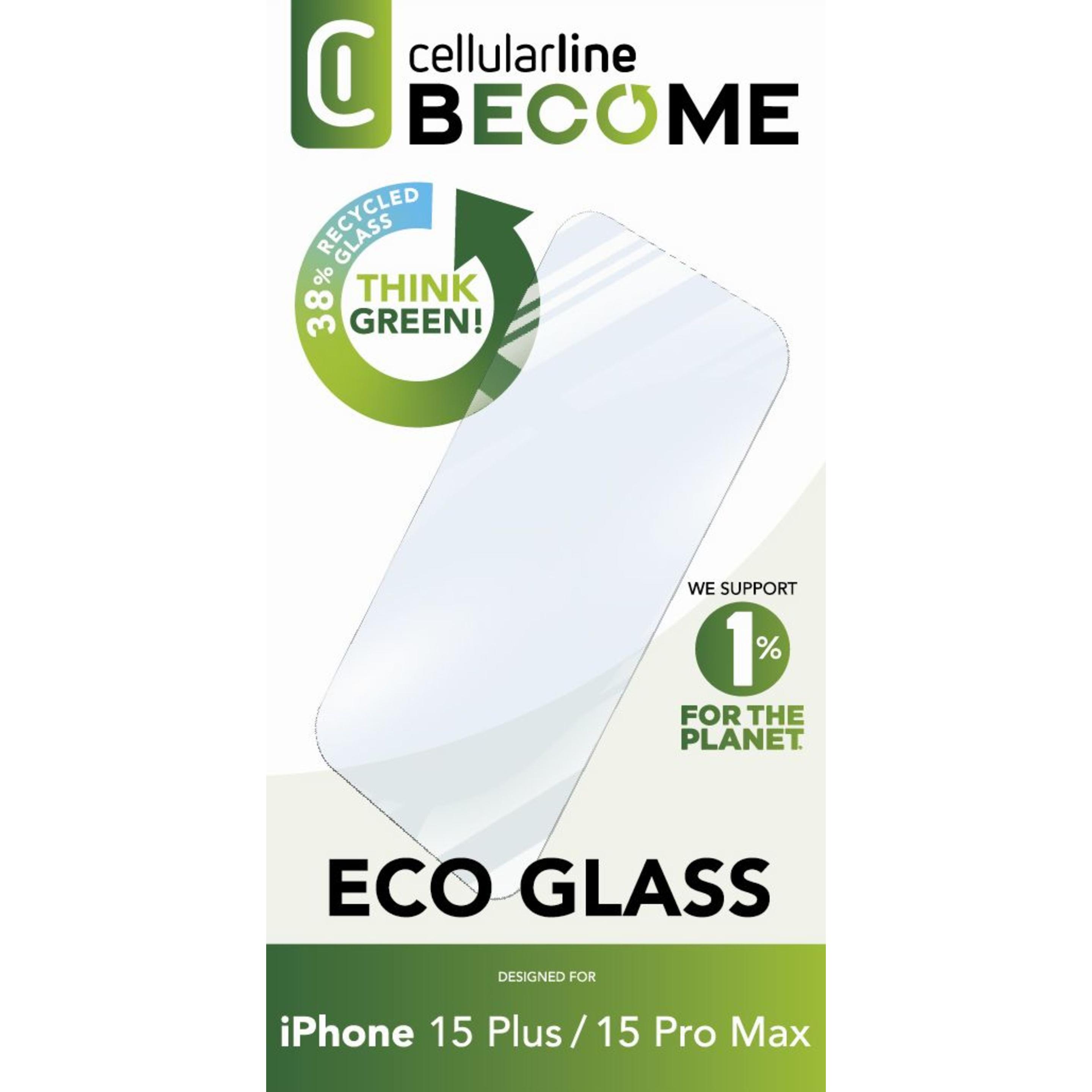 Thumbnail - Cellularline iPhone 15 Plus (1 Stück, Apple iPhone 15 Plus, Apple iPhone 15 Pro Max), Smartphone Schutzfolie, Transparen...