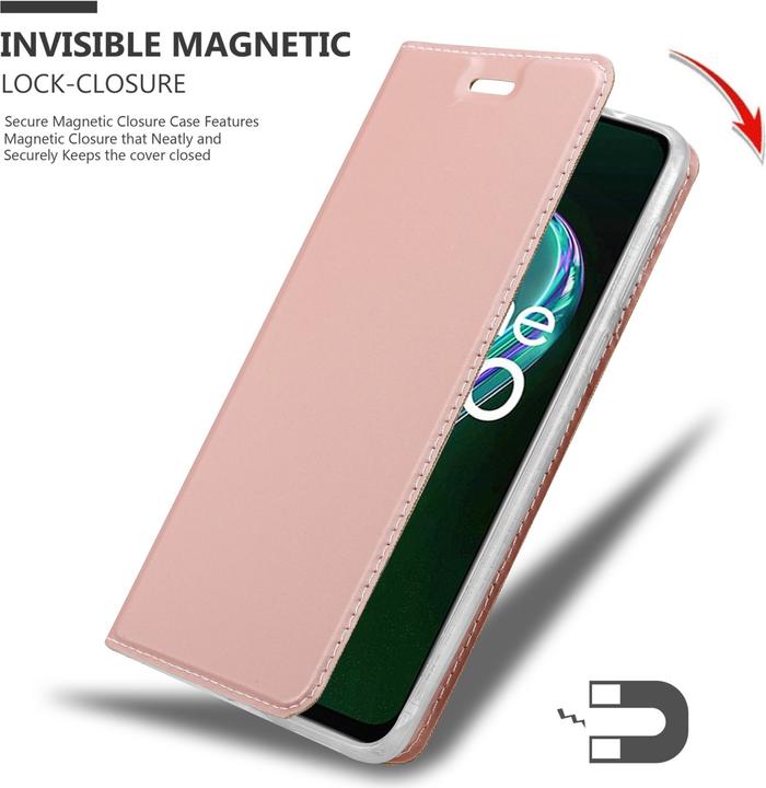 Immagine prodotto Cadorabo Custodia Classy Book per Realme 9 5G / 9 PRO / V25 / Q5 / OnePlus Nord CE 2 LITE 5G (OnePlus Nord CE 2 Lite 5G, Realme 9 Pro+, Vivo V25)