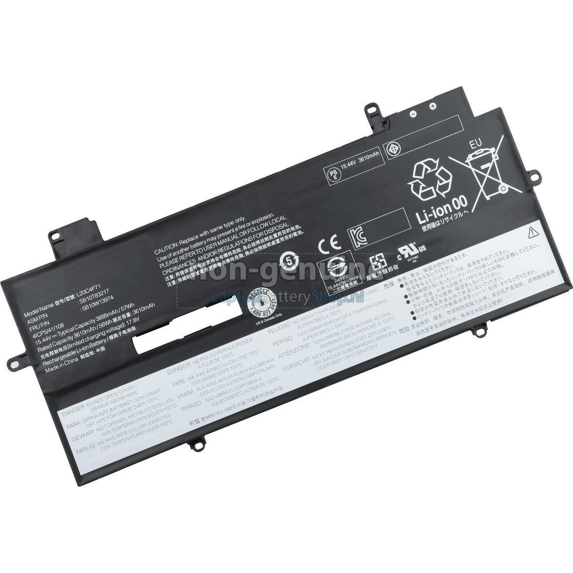 Lenovo BATTERY Internal, 4c 57Wh (4 Zellen), Notebook Akku