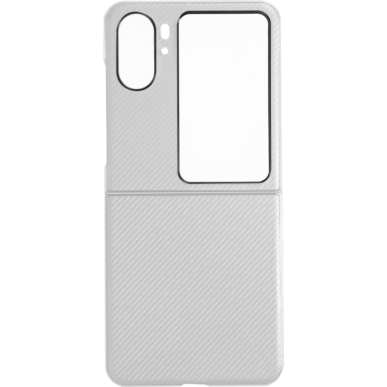 Avizar Carbon Handyhülle Series (Oppo Find N2 Flip), Smartphone Hülle, Braun