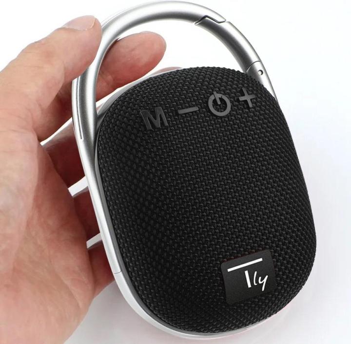 Actual product image EFB Elektronik EFB Techly Mini Wireless Speaker LED Light Handsfree TF USB Black