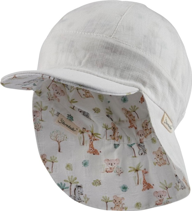 Produktbild Sterntaler Sommermütze mit Nackenschutz Tierbabys Ecru Gr. 51 (51)