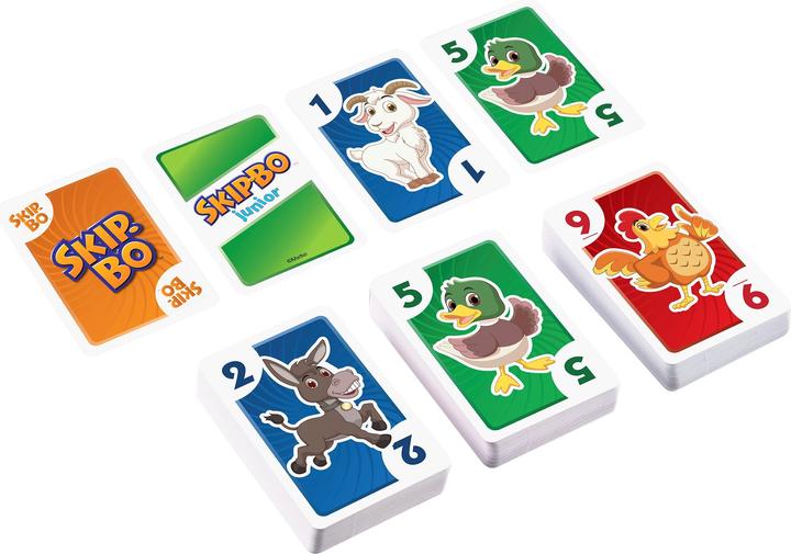 Actual product image Mattel Games Skip-Bo Junior (Multilingual)