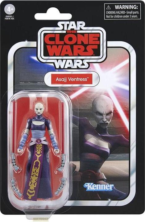 Produktbild Hasbro Star Wars: The Clone Wars Vintage Collection Actionfigur Asajj Ventress 10 cm