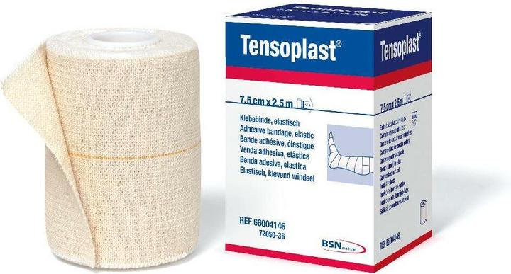 Produktbild BSN Tensoplast elastische Pflasterbinde 12 Stück