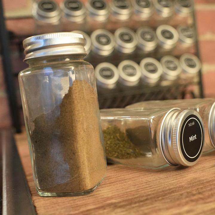 Produktbild Hermex Gewürzregal-Set Gewürzständer Gewürzhalter Gewürzaufbewahrung Gewürz-Organizer