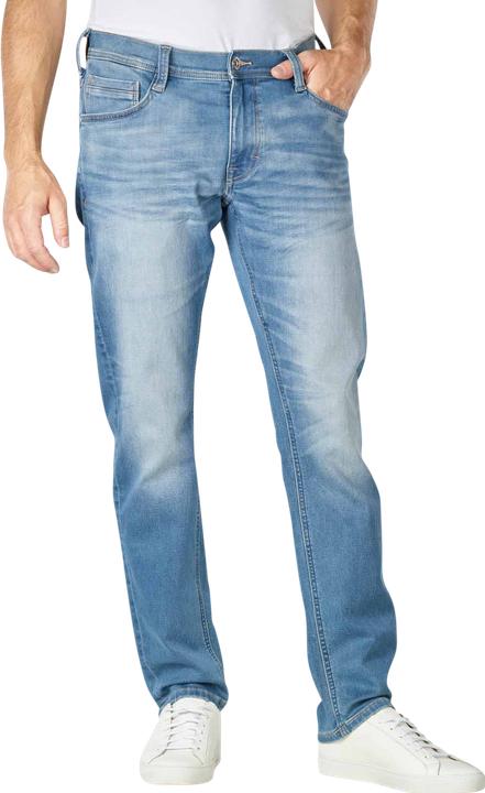 Actual product image Mustang Oregon Tapered Jeans Medium Blue Used (W35/L30)