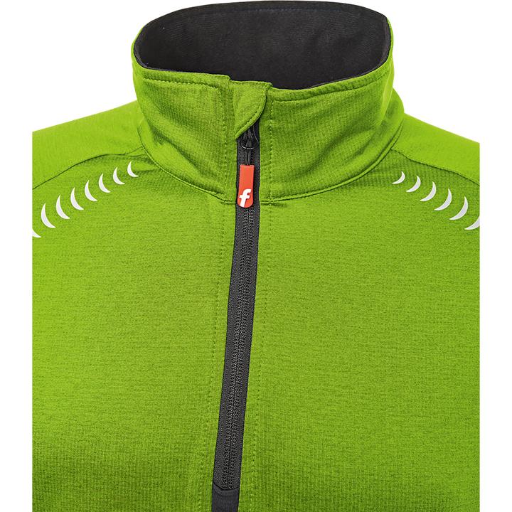 Produktbild Magni Tech-Fleecepullover lime/schwarz meliert Gr. XL Fortis Elements (XL)