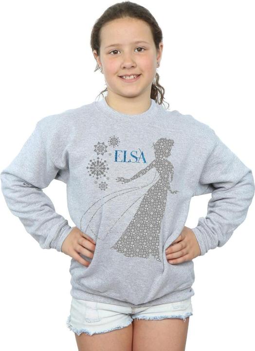 Immagine prodotto Disney Frozen Elsa Christmas Silhouette Felpa Ragazze (128)